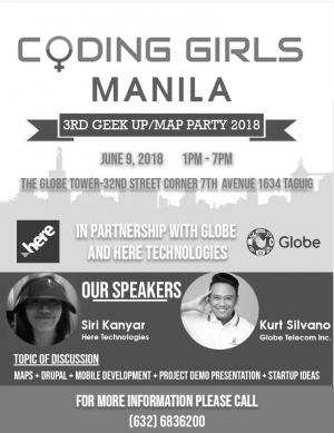 Coding Girls Manila 3rd Geek Up/ Map Party 2018